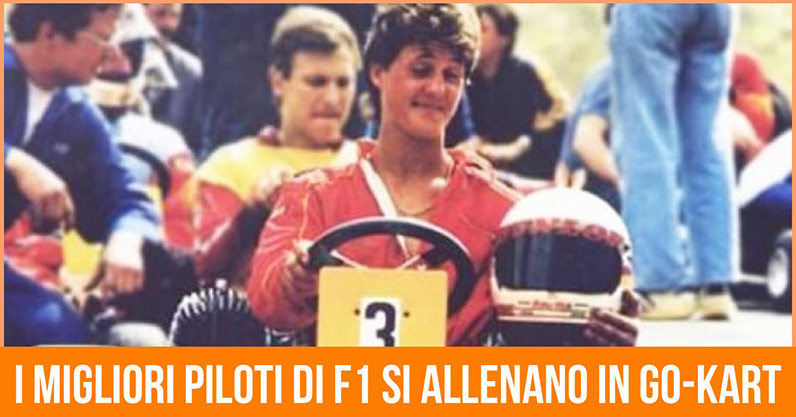 iniziano con il kart i piloti di f1