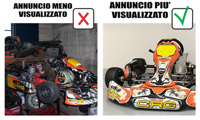 foto esempio annuncio kart usato