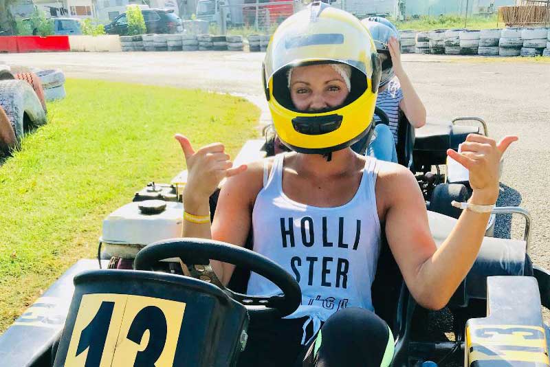 Addio al nubilato gara in go-kart